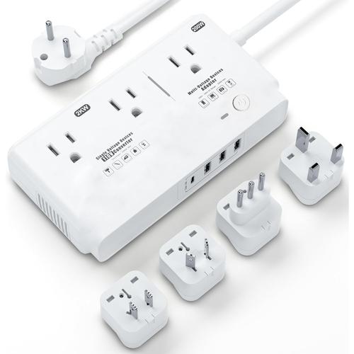 欧洲旅行电源全攻略 220V至110V电压转换器与吹风机降压解决方案