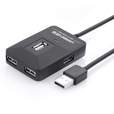 绿联USB分线器高速扩展4接口USB Hub 2.0——一淘网优惠购，省钱又实用